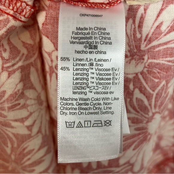 Madewell Margie Mini Dress Abstract Floral Size 12 - Picture 10 of 11